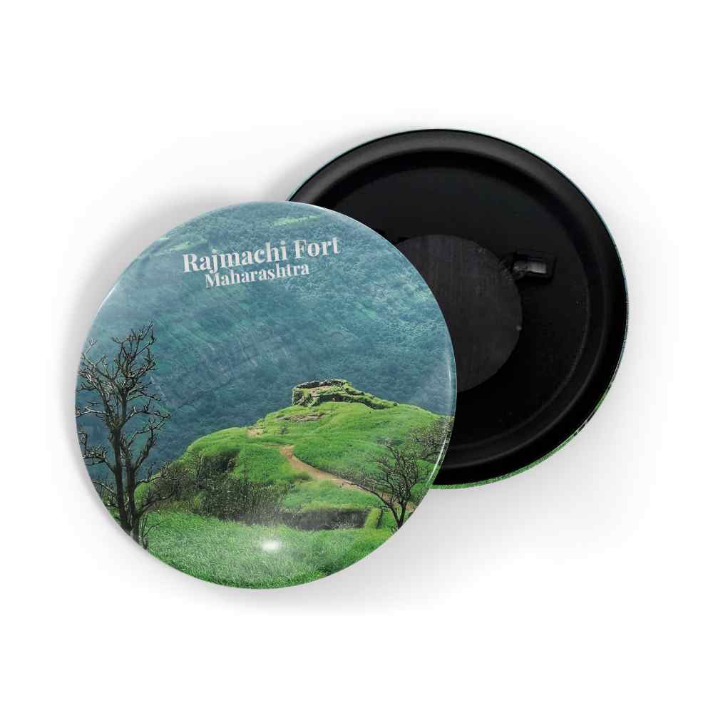 dhcrafts Fridge Magnet Multicolor Maharastra Rajmachi Fort D1 Glossy Finish Design Pack of 1
